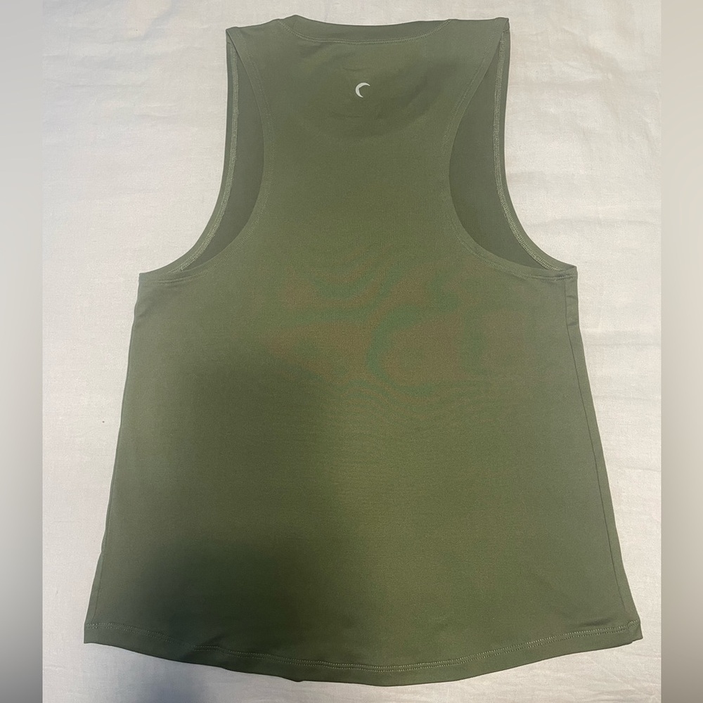 Zyia Olive Plush Muscle Tank sz M - Picture 6 of 7